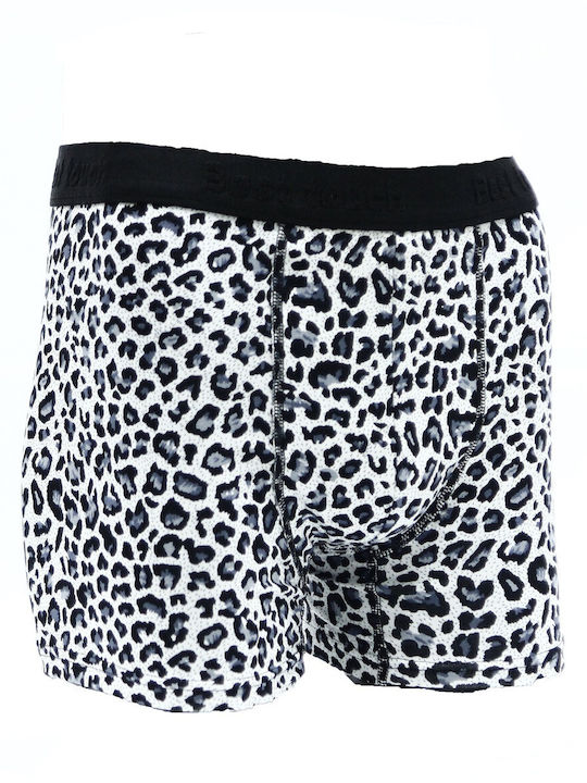Men's Boxer Grey with Patterns