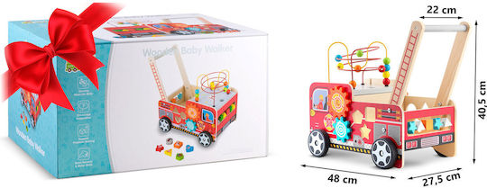 Premergător din lemn camion de pompieri Rk-873 Ricokids