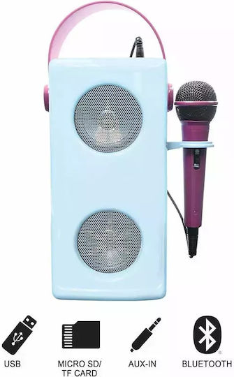 Lexibook Ηχείο Karaoke με Ενσύρματo Μικρόφωνο και Εφέ Φωτισμού Disney Frozen BTP185FZZ Πολύχρωμο