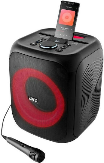 JVC Sistem De Karaoke Cu Microfon Cu Fir Și Efecte De Iluminare 1250820 Negru
