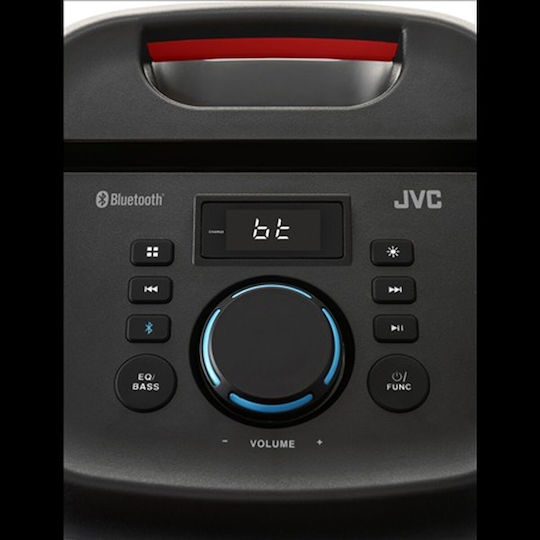 JVC Sistem De Karaoke Cu Microfon Cu Fir Și Efecte De Iluminare 1250820 Negru