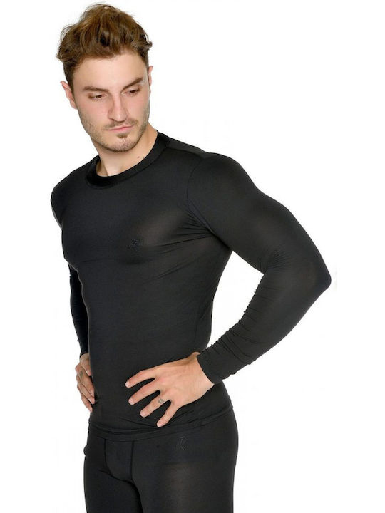 Target Herren Thermo Langarmshirt Schwarz