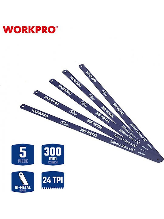 WorkPro WP215033 Ленти за джиг-резачки 300мм 5бр