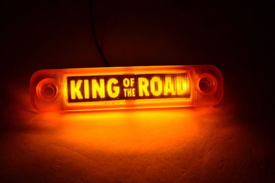 Seiten-Volumenleuchte LED 24V King Road Orange