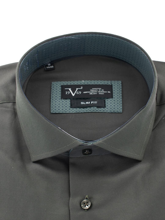 19V69 Shirt Green Olive