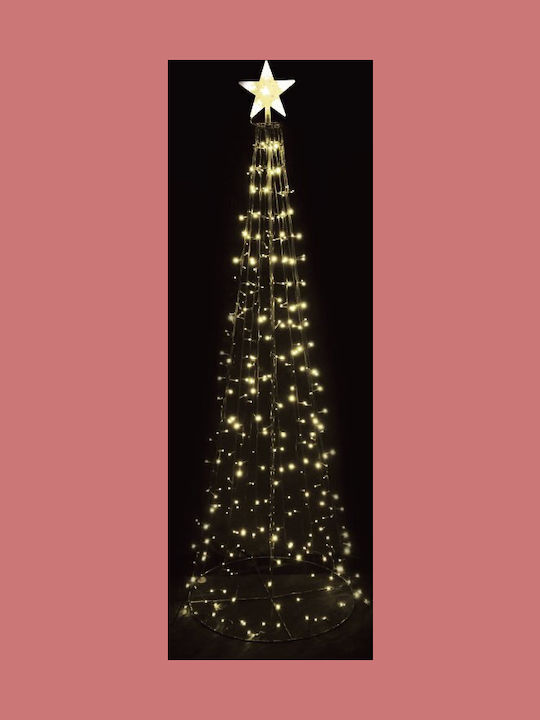 Aca Christmas Decorative Illuminated Tree IP44 Green