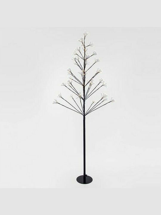 Eurolamp Christmas Decorative Illuminated Wood Tree Natural Appearance 180cm IP44 Electric Black