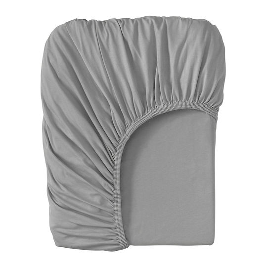 Husă pentru saltea Childhome 75x95 cm gri jerseu
