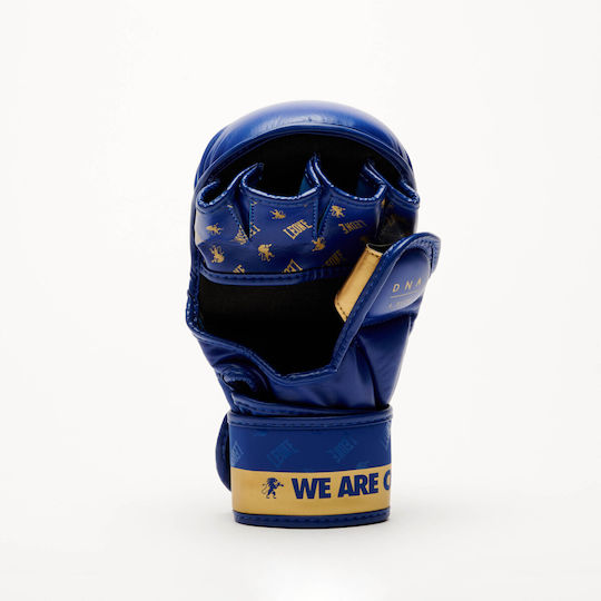 Leone 1947 Γάντια ΜΜΑ από Συνθετικό Δέρμα Μπλε
