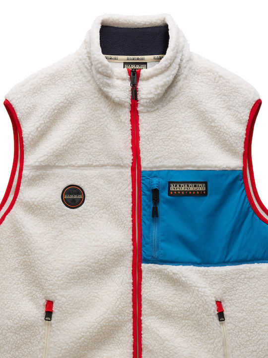 Yupik Men's Fleece Cardigan Beige Dimity