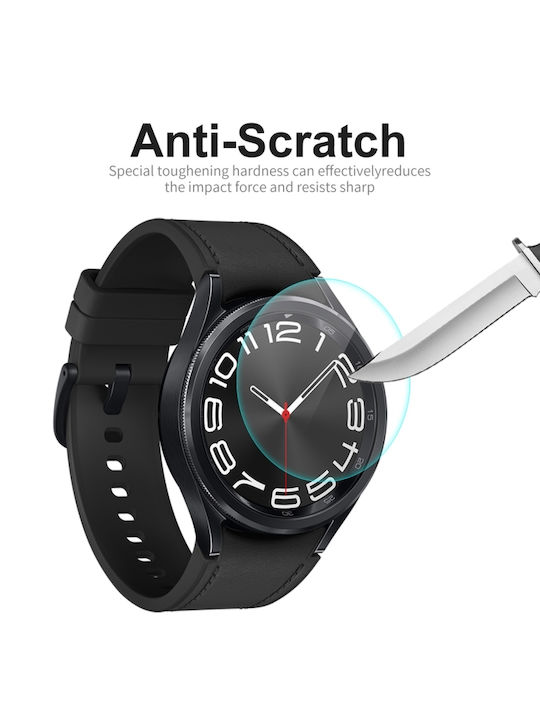 Protector de ecran din sticlă temperată 9H 0.2mm pentru Samsung Galaxy Watch6 Classic 43mm