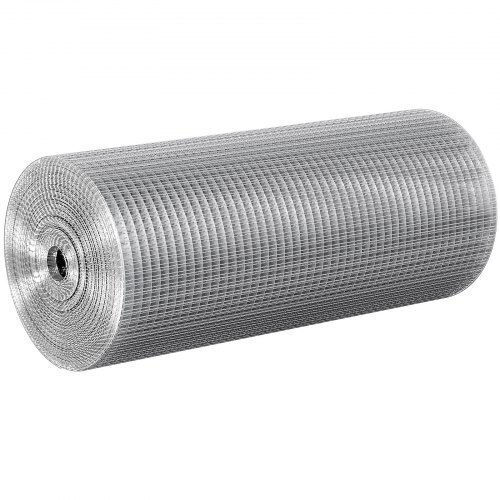 Vevor Σύρμα για Περίφραξη Κήπου Γαλβανιζέ 1.27x1.27εκ. Ασημί