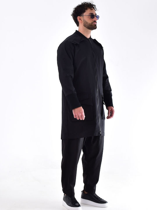 Indeed Men's Trenchcoat Black