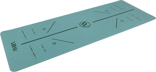 AMILA Exercise Mat Yoga Green (183x65x0.4cm)