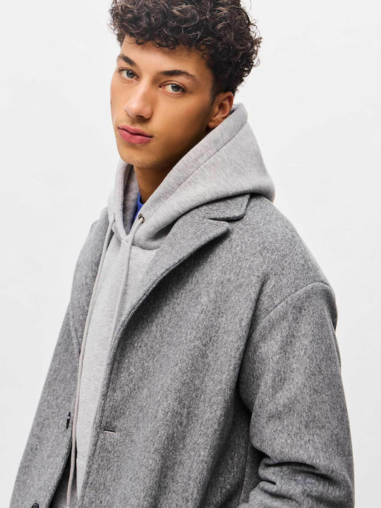 Men's Coat Grey Melange