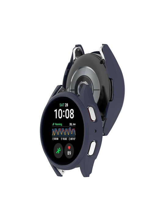 Samsung Galaxy Watch 7 44mm Halb-Abdeckung Schutz Computer Uhrengehäuse Dunkelblau