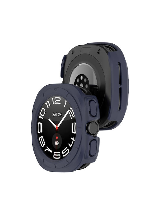 Carcasă de protecție parțială pentru ceas Samsung Galaxy Watch Ultra 47mm, Albastru Închis