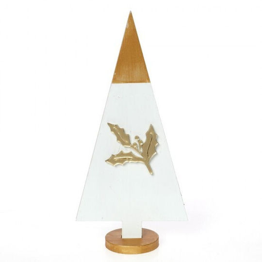Dreieckiger Weihnachtsbaum 20cm Weiß
