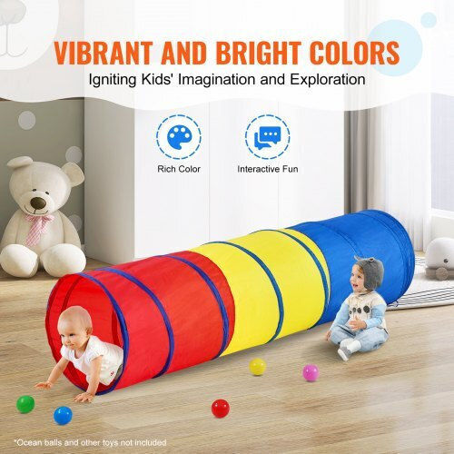 Vevor Kids Play Tunnel Multicolour