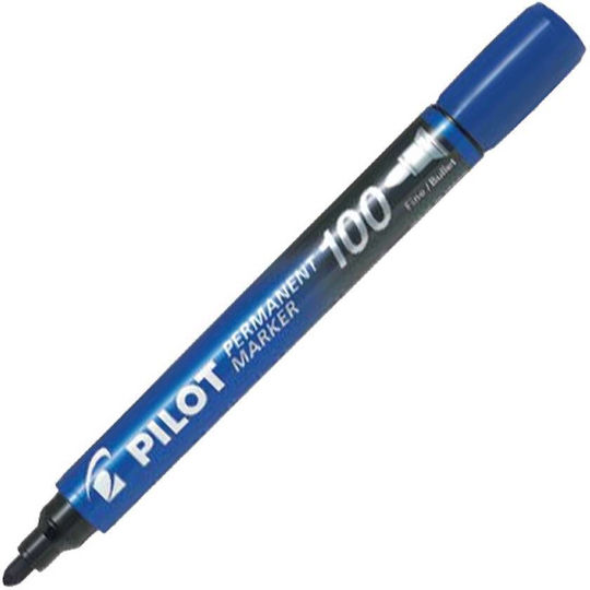 Pilot Marker Permanent Albastru