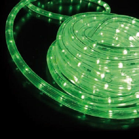 Christmas Light Tube Green Two-channel 220V 3600 Light Bulbs 100m IP20 Aca