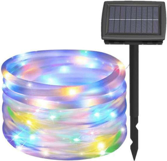 Christmas Light Tube RGB Battery 10m IP65 Solar