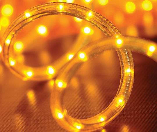 Christmas Light Tube Yellow 220V Programmable 20m IP20
