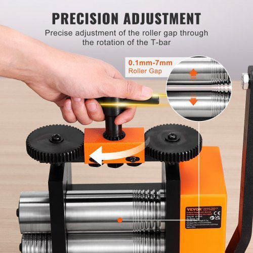 Vevor Jewelry Forging Machine 3"/76 Mm Multifunctional Ratio 1:2 Pressure Thickness 0.1-7mm Shyypj3h10000sgwwv0