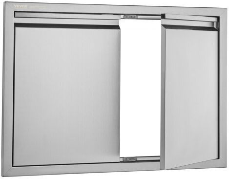 Vevor BBQ Door 762x532 mm Double Outdoor Kitchen Stainless Steel Built-in Handles Smabscjmys30m2gznv0