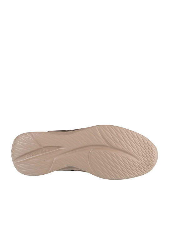 : Slade Zachary Leder Herren Freizeitschuhe Braun