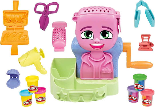 Hasbro Play-Doh Plasticine - Hair Stylin' Salon Game for Ages 3+, 6 Pieces Hair Stylin Salon