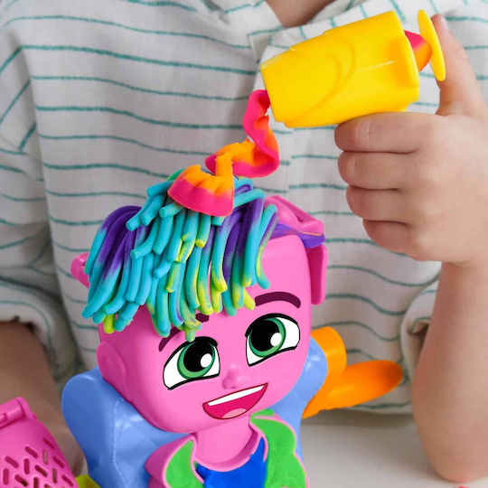 Hasbro Play-Doh Plasticine - Hair Stylin' Salon Game for Ages 3+, 6 Pieces Hair Stylin Salon