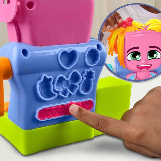 Hasbro Play-Doh Plasticine - Hair Stylin' Salon Game for Ages 3+, 6 Pieces Hair Stylin Salon