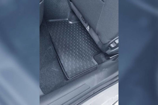 Rubber Mats Geyer & Hosaja Volkswagen Polo Seat Ibiza Seat Arona Crossover 2017+ Audi A1 Skoda Fabia Volkswagen T-cross 2018+ Taigo 2020+ 4 Pieces Black 889/4c