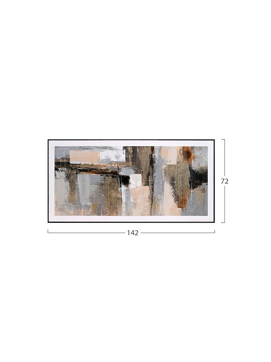 HomeMarkt Abstract Painting on Canvas 142x72cm