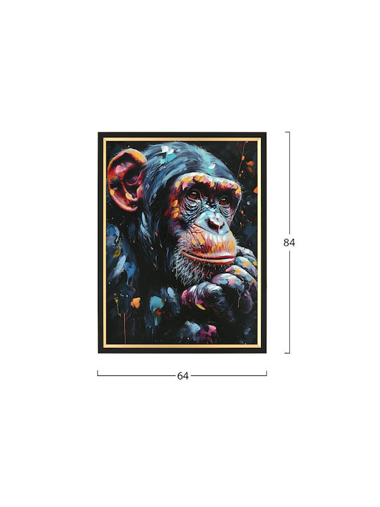 HomeMarkt Monkeys Canvas Print Картина Платнен 64x84см