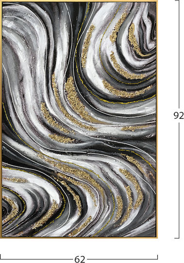 HomeMarkt Abstract Gemälde auf Leinwand 62x92cm