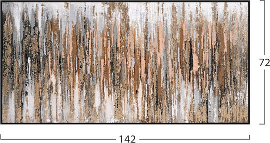 HomeMarkt Abstract Картина Платнен 142x72см