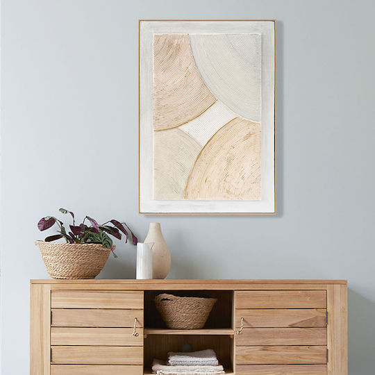 HomeMarkt Handmade Curves Painting on Canvas 72x102cm
