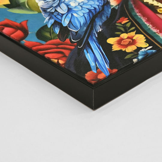 HomeMarkt Parrots Gemälde auf Leinwand 82x82cm