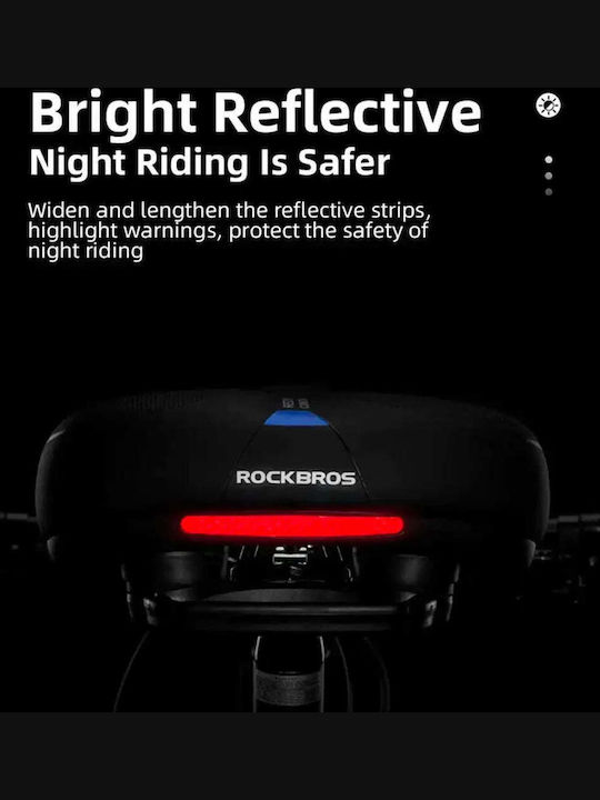 Rockbros Σέλα Ποδηλάτου Μαύρη 260 x 220 mm