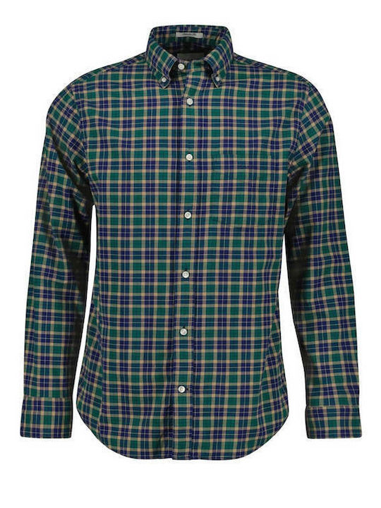 Gant Cotton Shirt Green