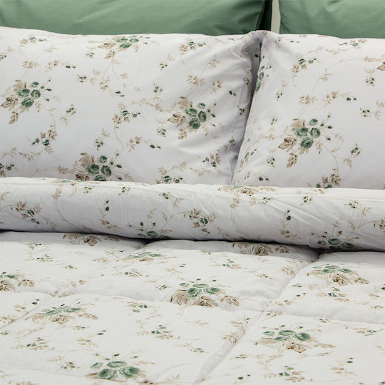 Lino Home Queen 220x240cm Rosalie Green