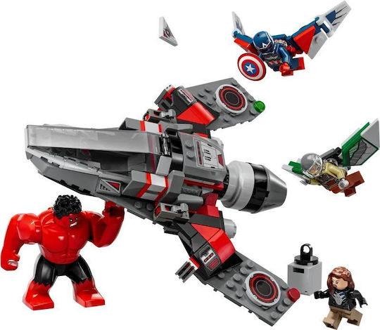 LEGO Marvel Captain America Vs Red Hulk Battle for 8+ Years 223 Pieces