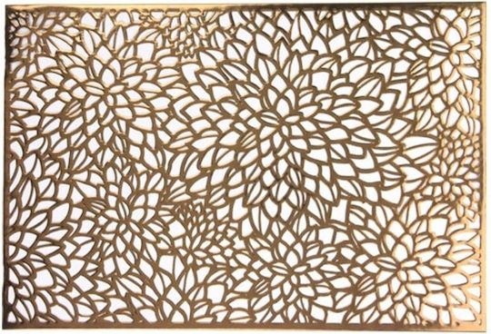 Koopman Σουπλά Μεταλλικό Χρυσό 45x30cm