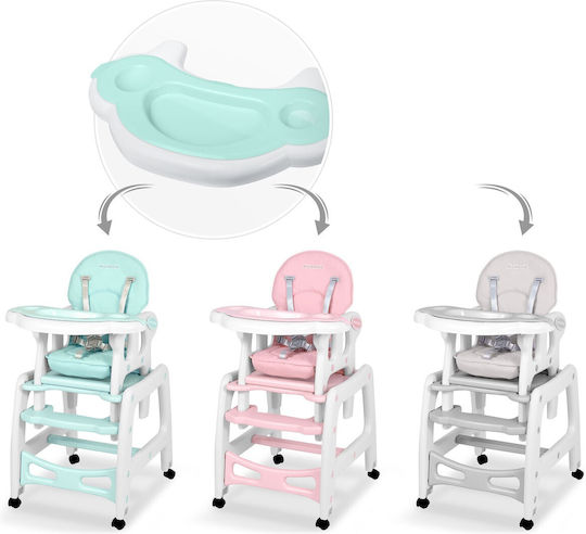 Ricokids Hochstuhl-Tablett in Türkis Farbe