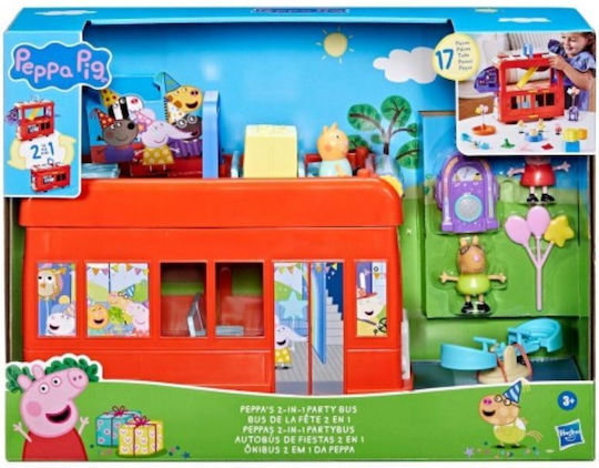 Hasbro Miniaturspielzeug 2 In 1 Party Bus Peppa Pig für 3+ Jahre