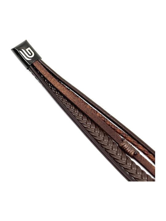 Legend Accessories Βραχιόλι από Δέρμα 21cm