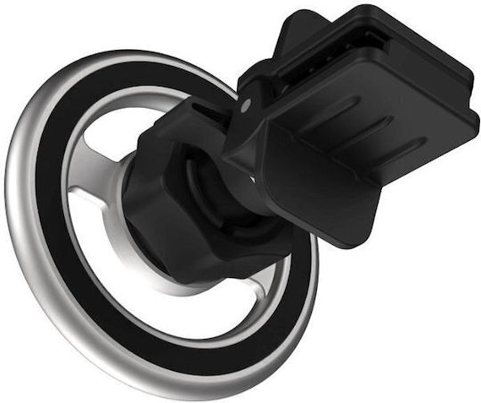 Fixed Car Mobile Mount with Magnet MagSafe Silver