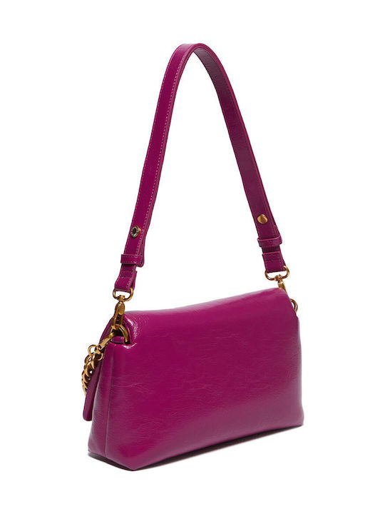Damen-Schultertasche Fuchsia